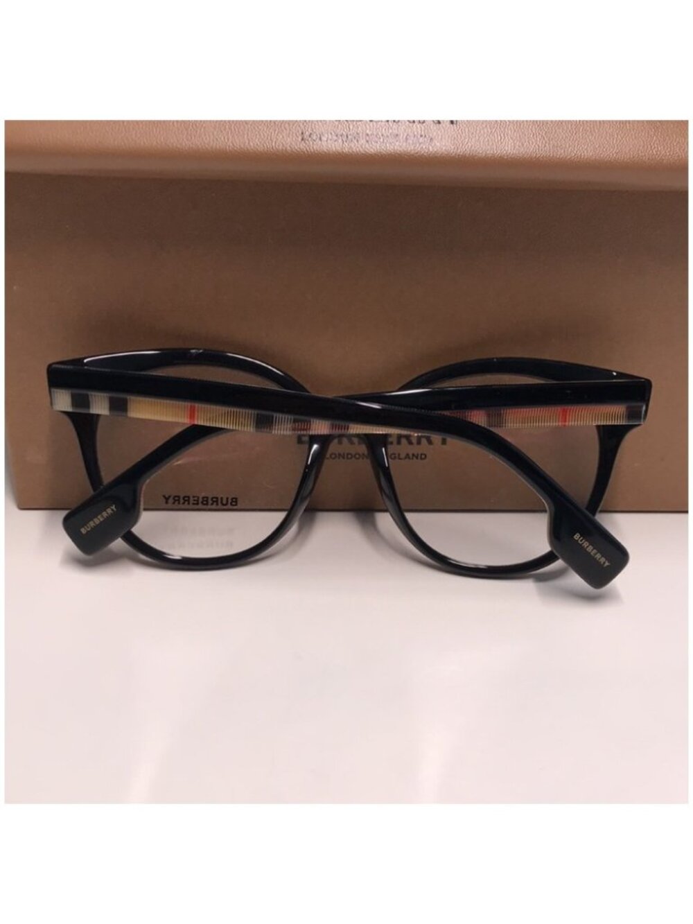 Burberry BE2356 Black and Gold Women's Glasses 3942 New - Picture 11 of 14
